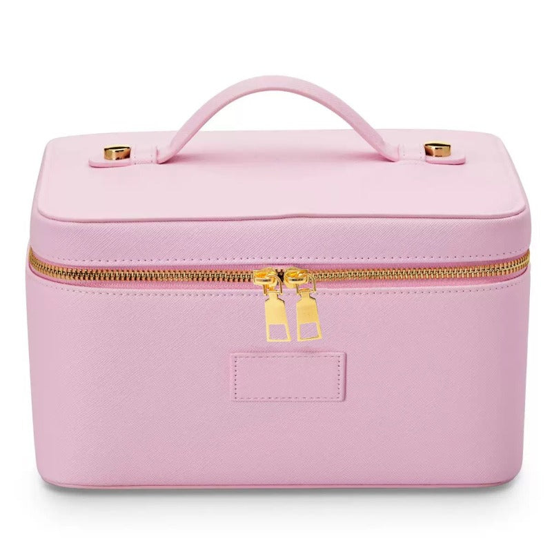 Top-handle vanity case bag