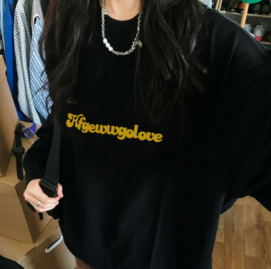 Oversized retro sweater