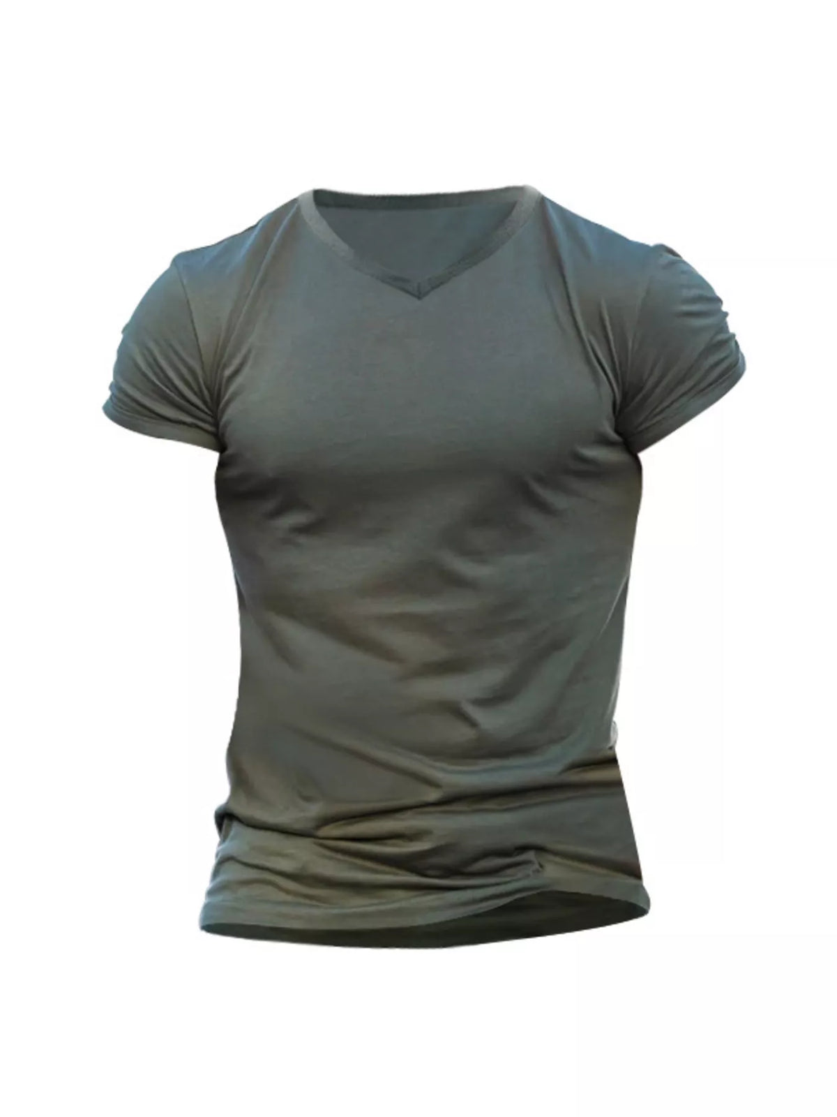 Slim V-neck tee