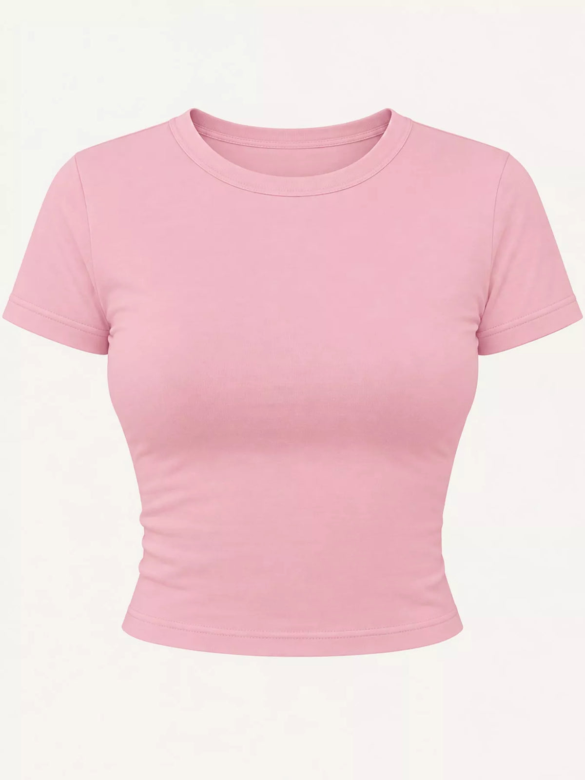Fitted crew crop tee