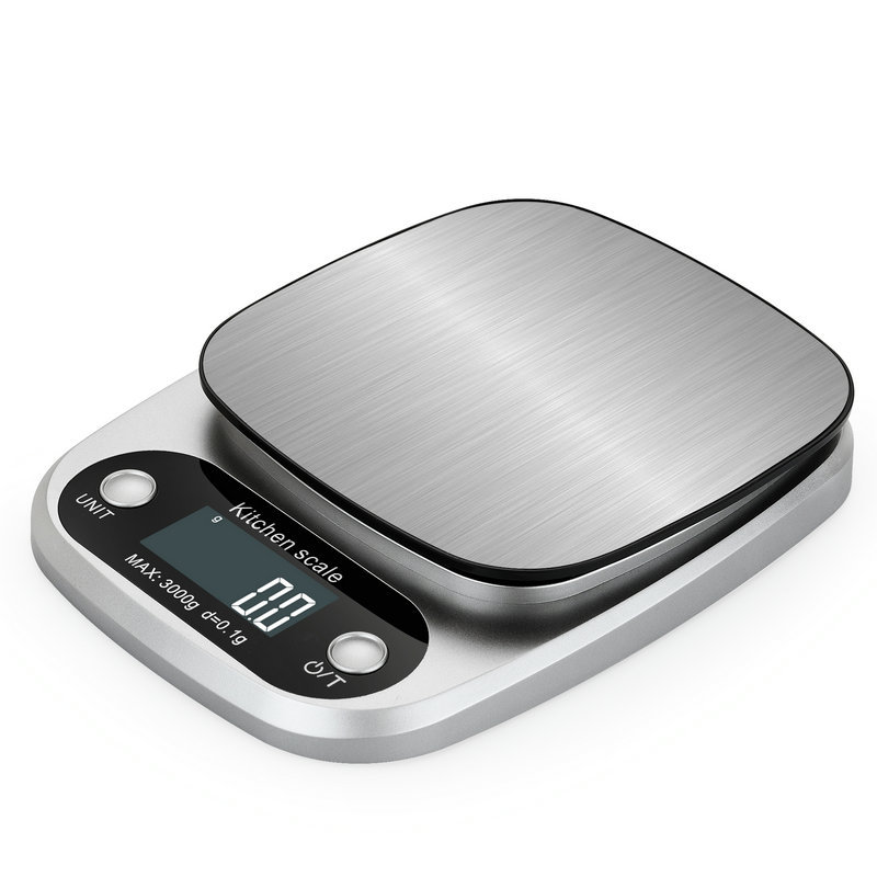Digital kitchen scale, glass top