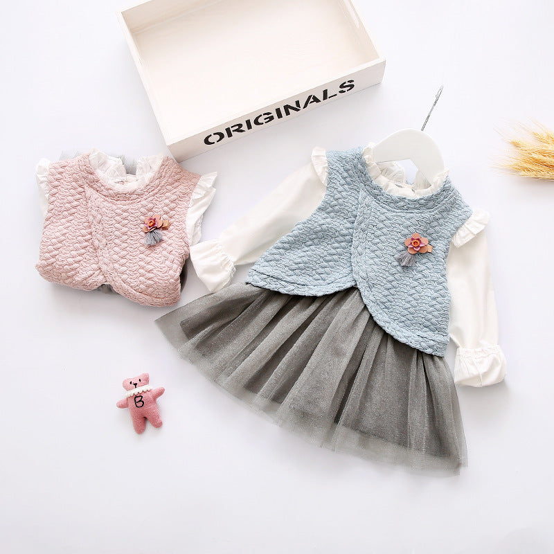Girls' cotton summer dress