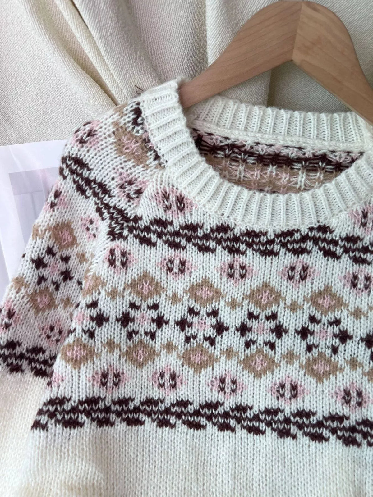 Fair Isle crew sweater