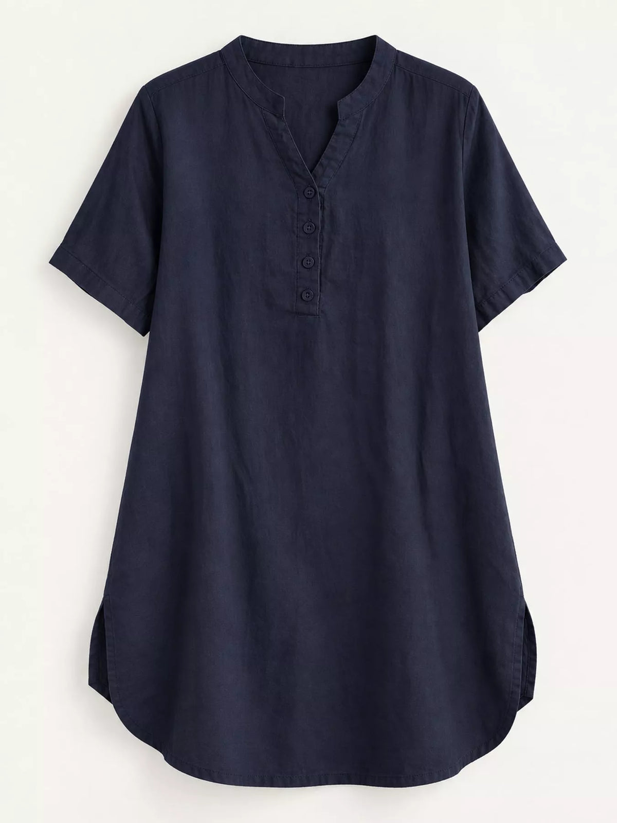Oversized notched blouse