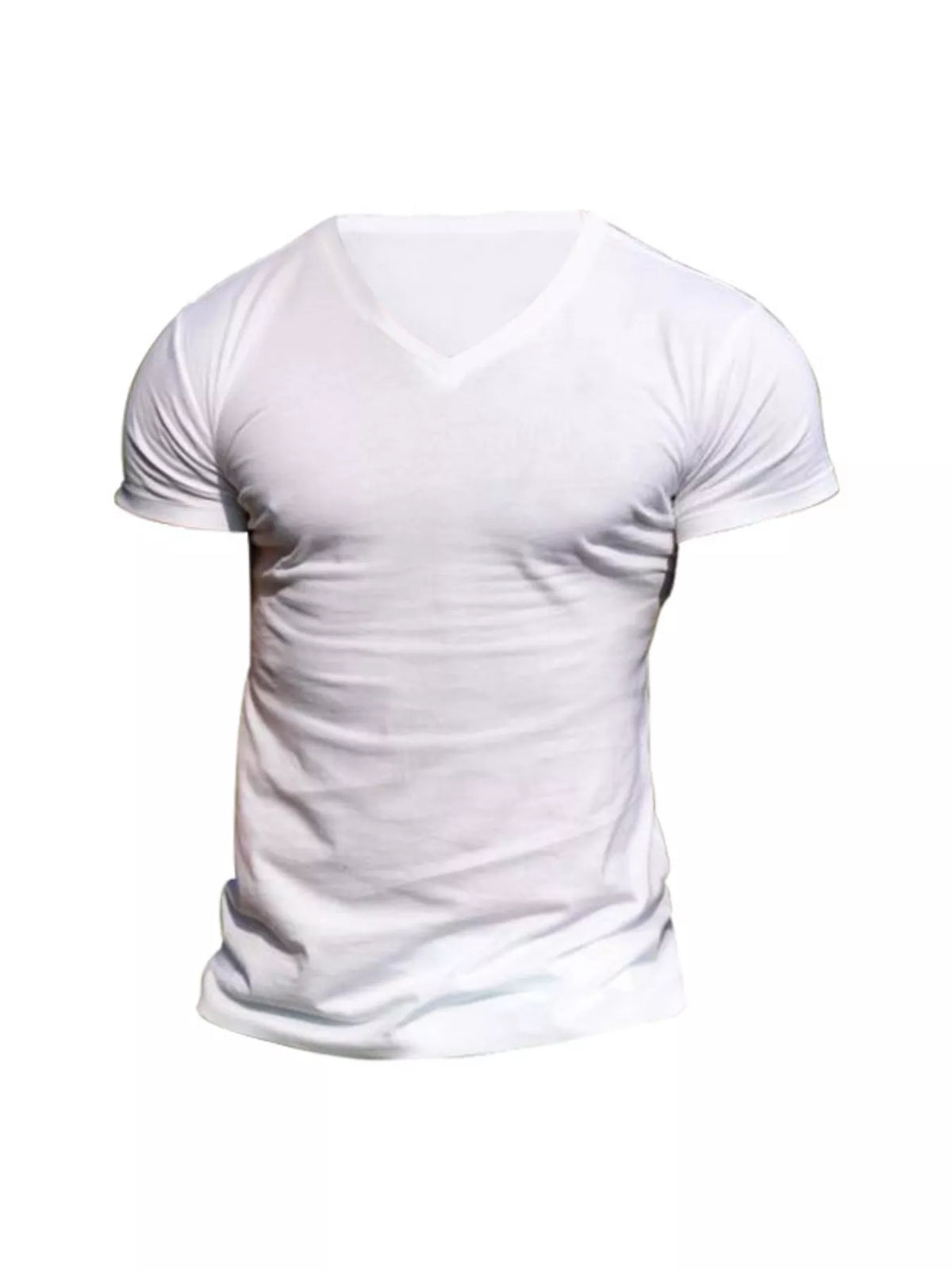 Slim V-neck tee