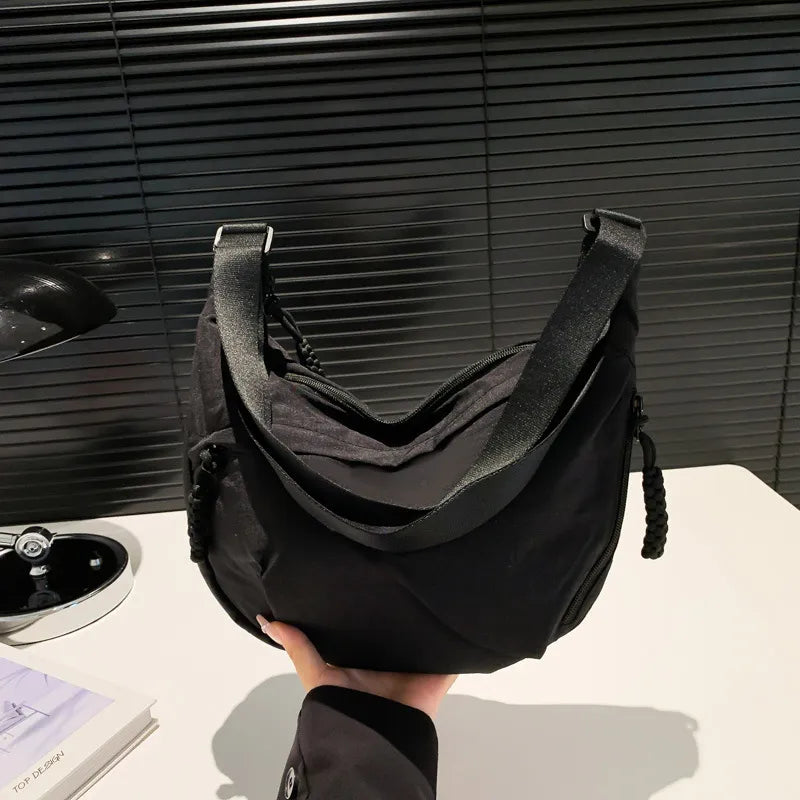Large shoulder bag – black