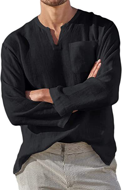 White linen shirt