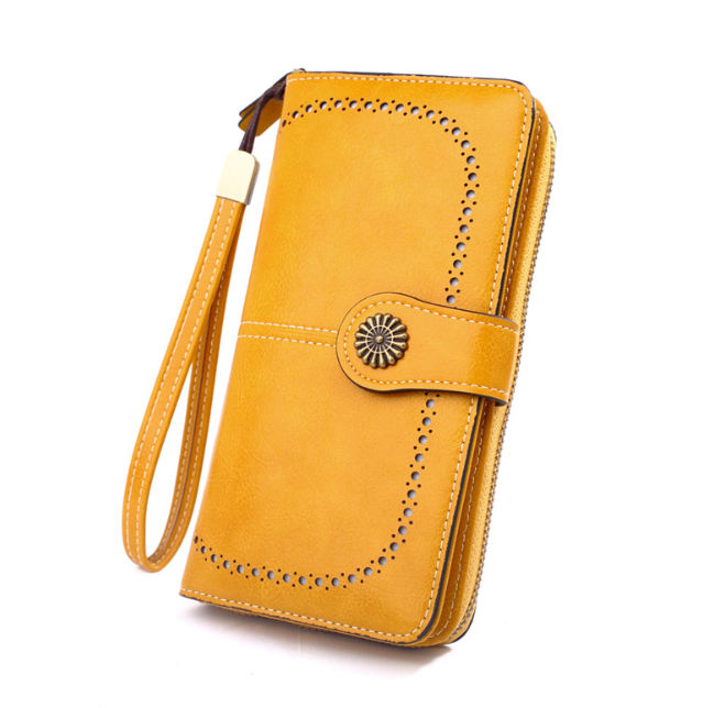 Snap-tab long wallet