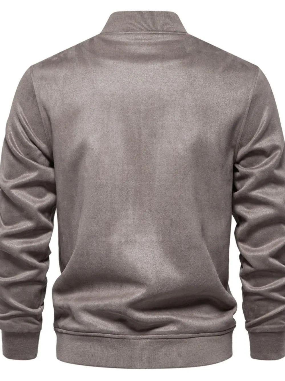 Baseball collar snap down jacket