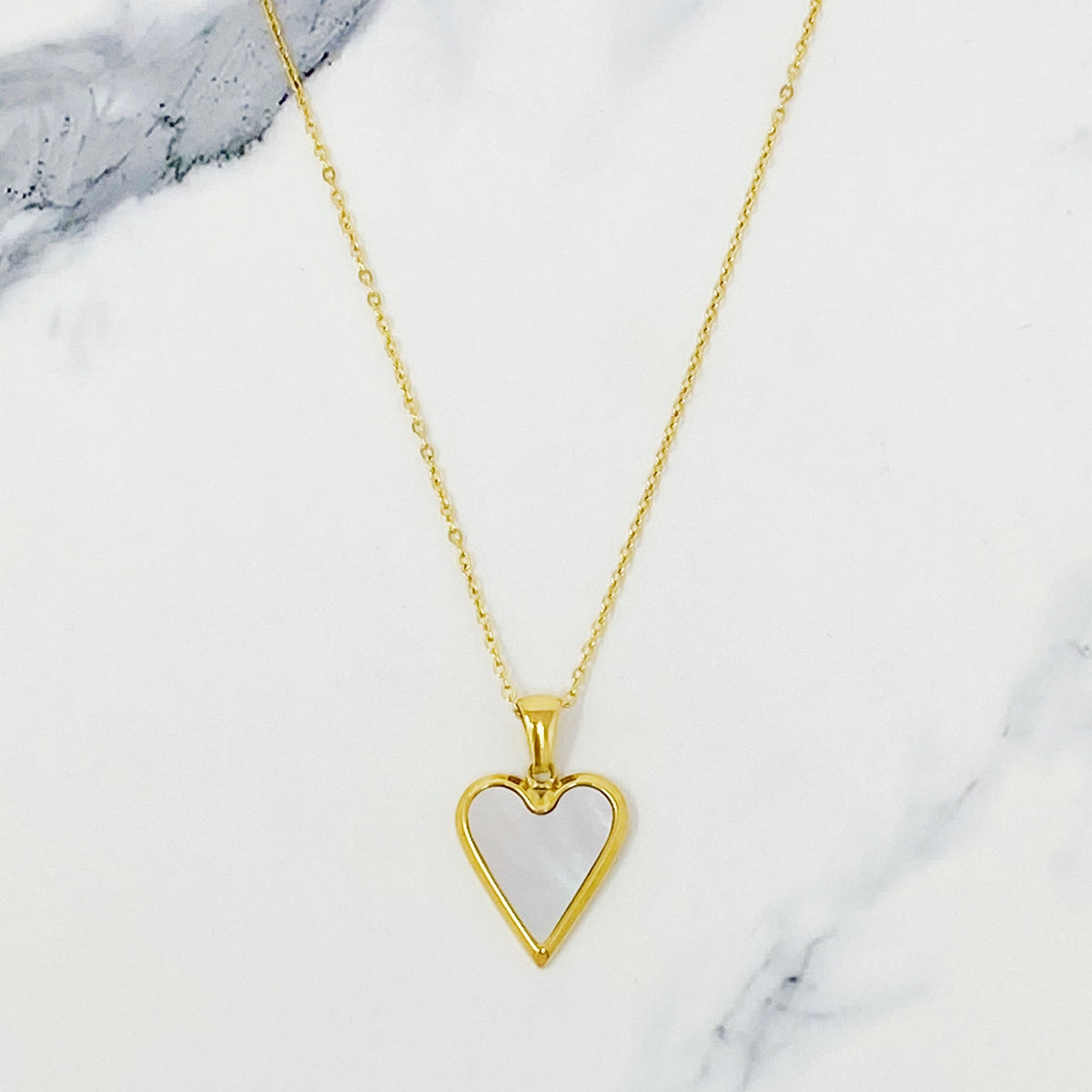 Heart of gold necklace