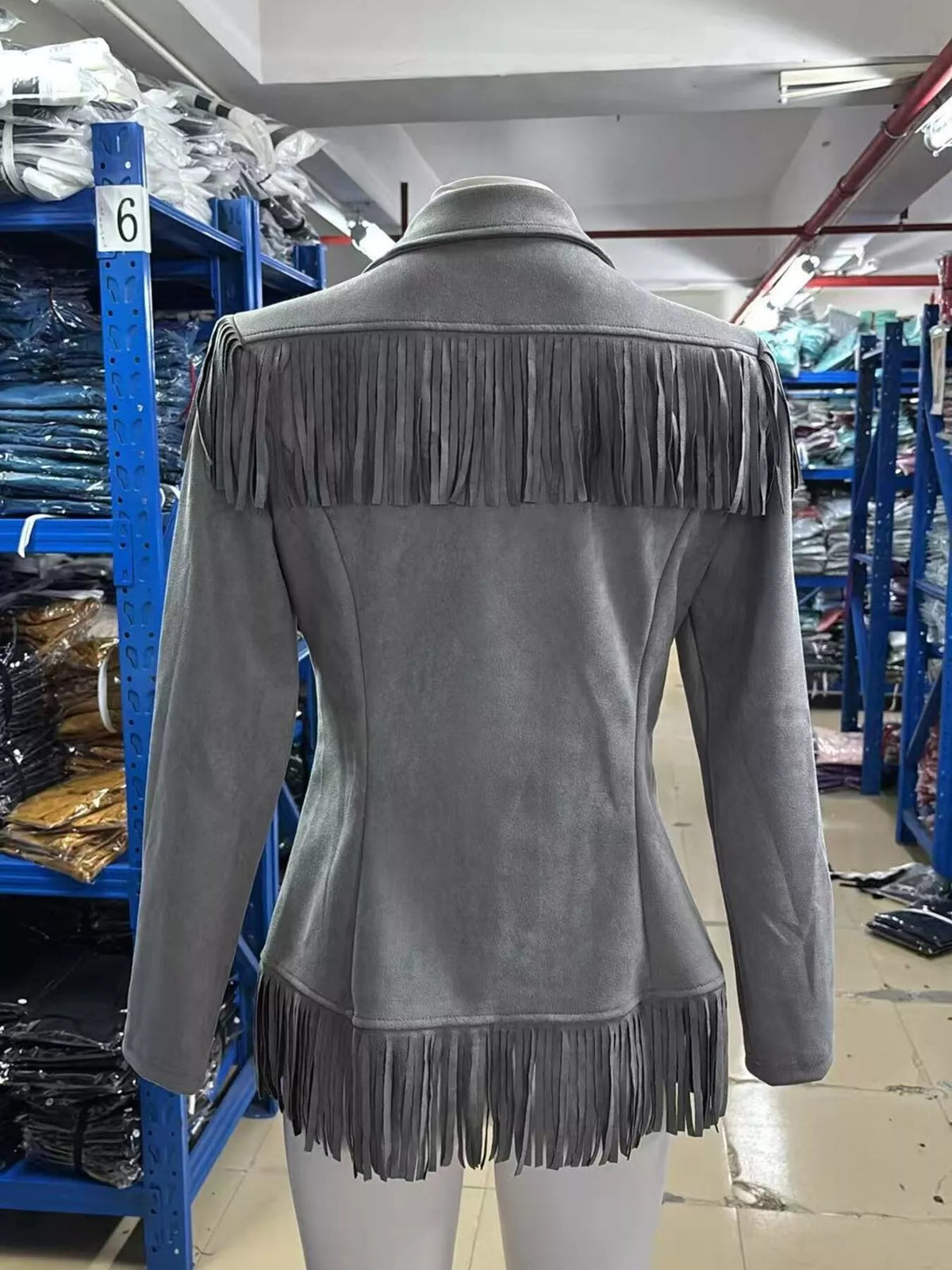 Western fringe jacket