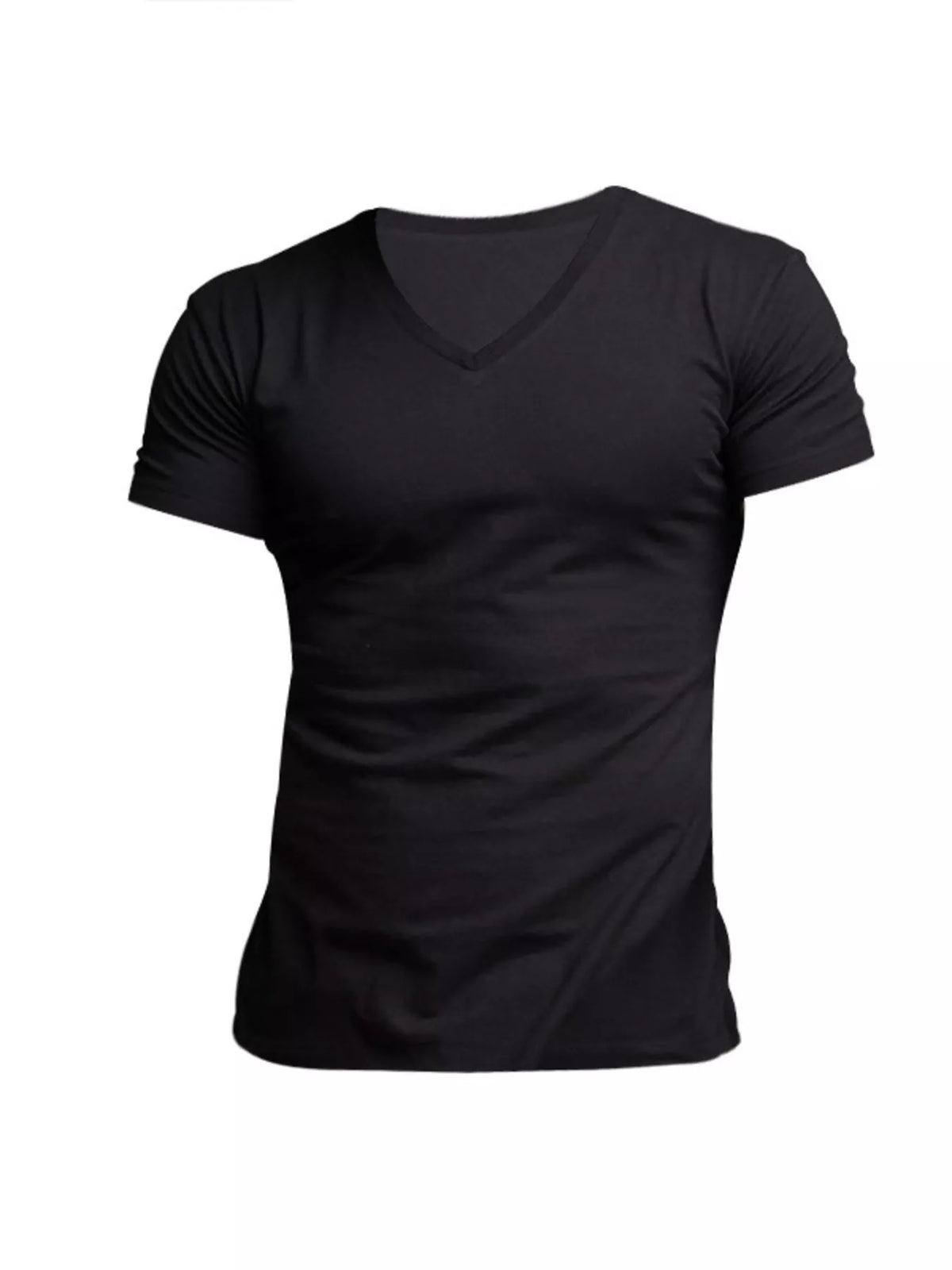 Slim V-neck tee