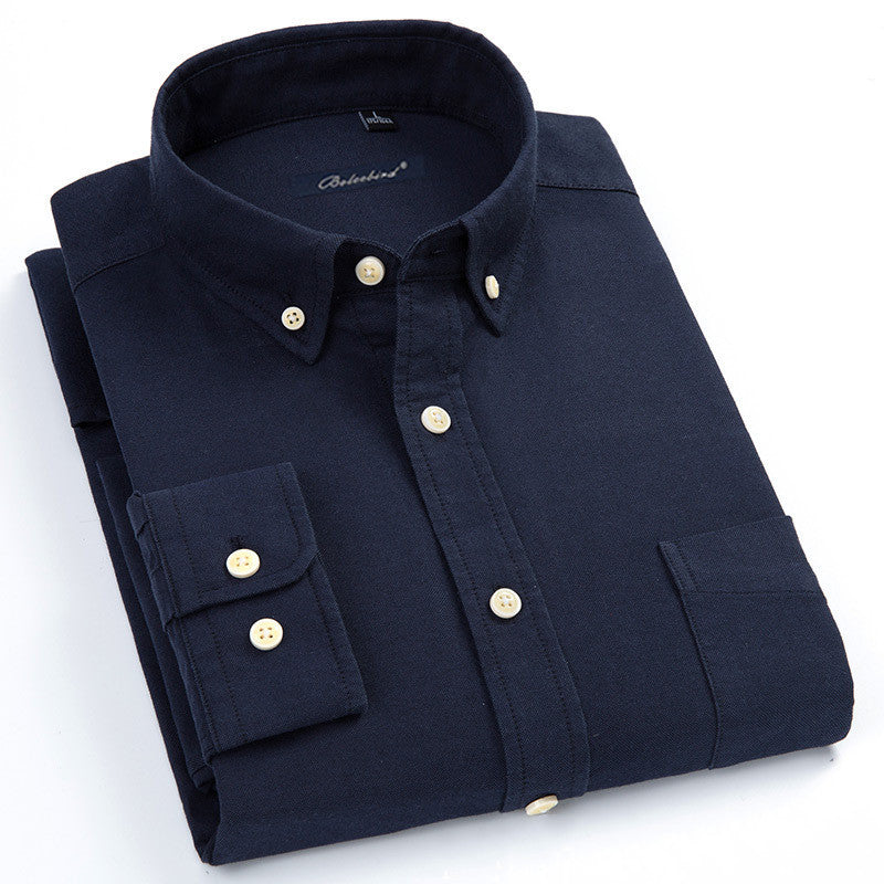 Chemise Oxford à manches longues pour homme