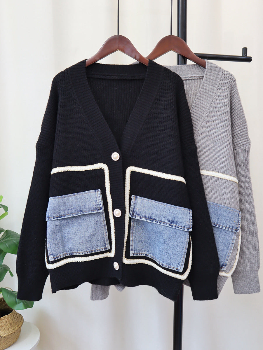 Oversized sweater coat