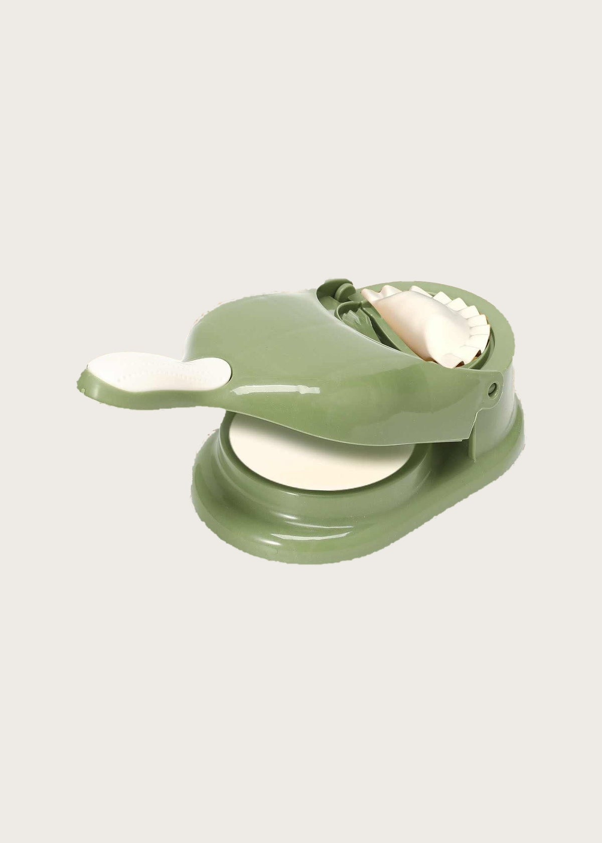 Dumpling press, Green, front