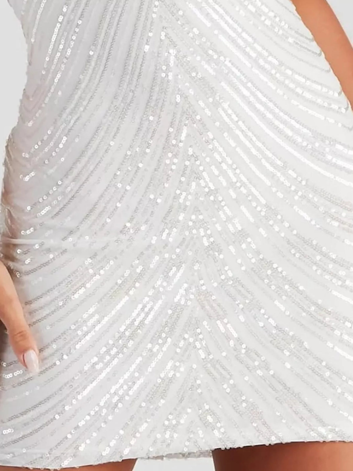 Sequin cami mini dress