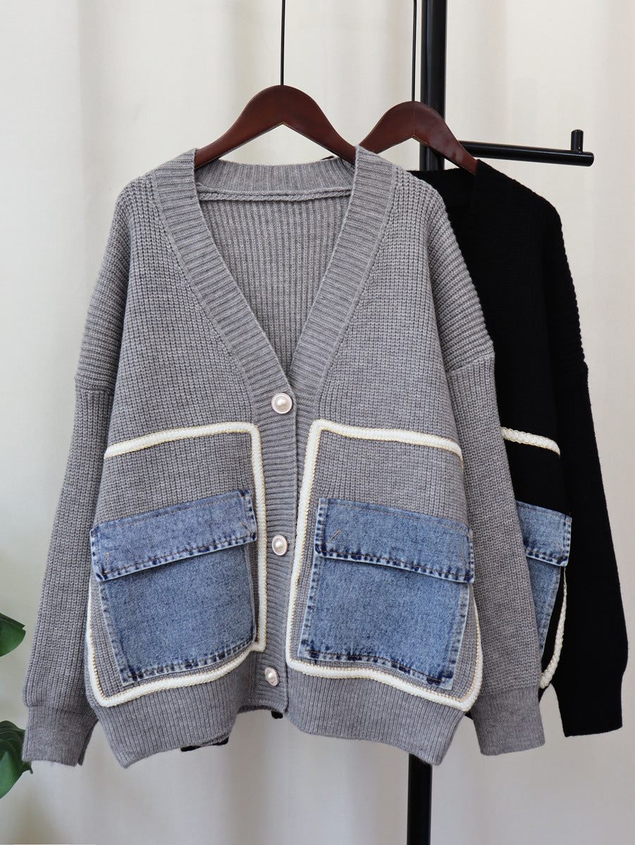 Oversized sweater coat