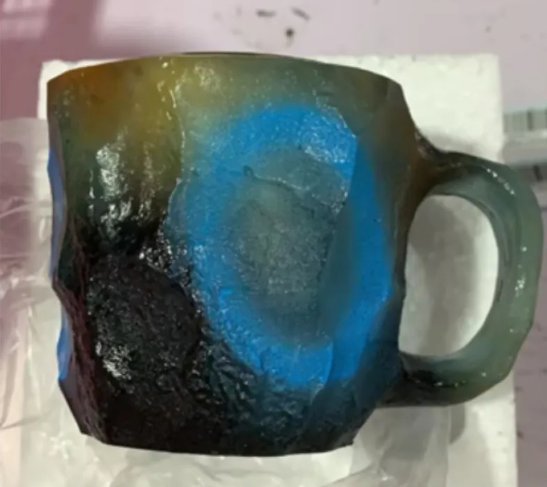 Crystal coffee mug