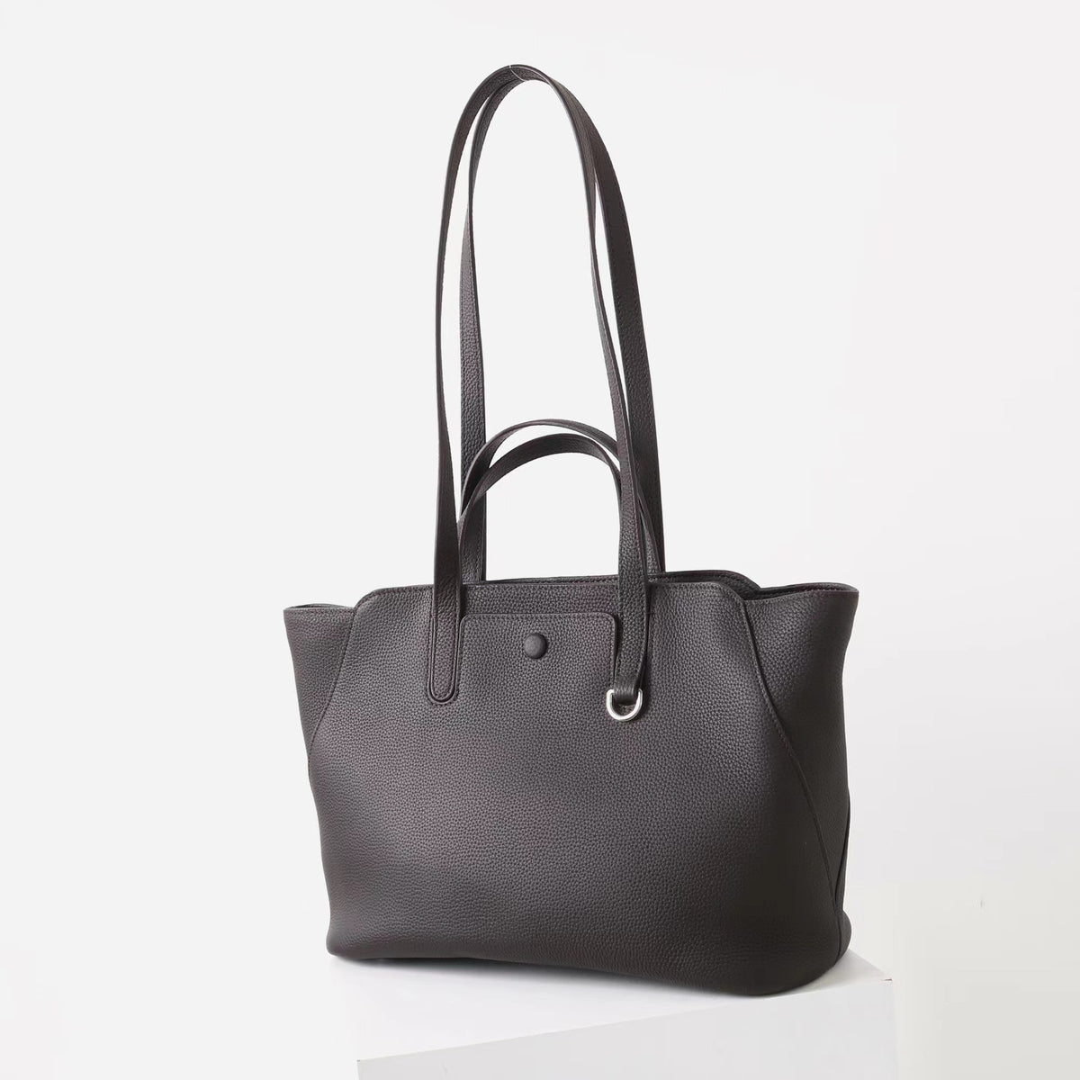 Leather everyday tote