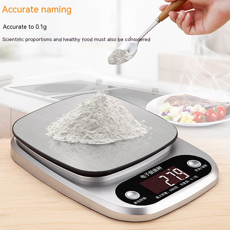 Digital kitchen scale, glass top