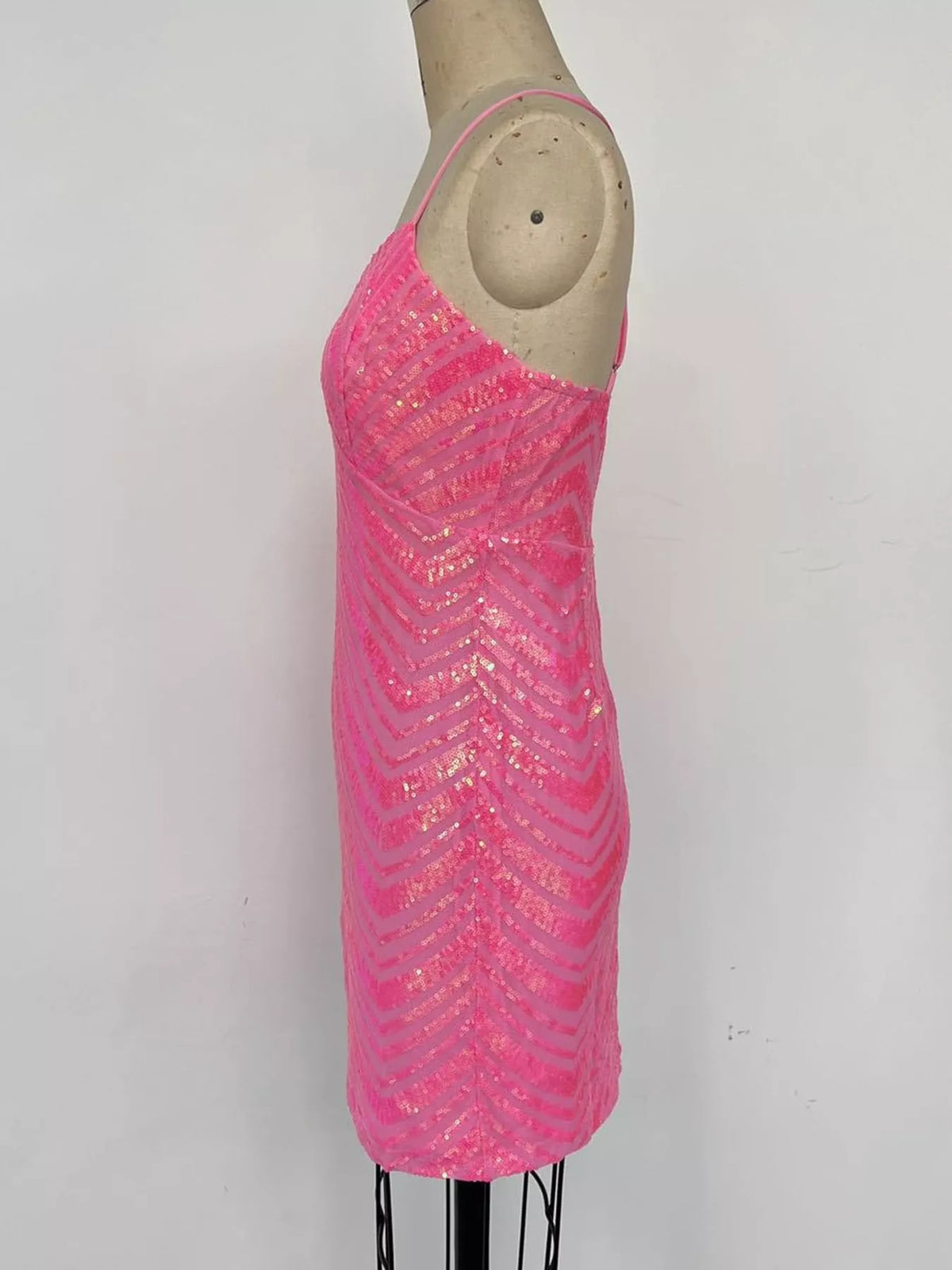 Sequin cami mini dress