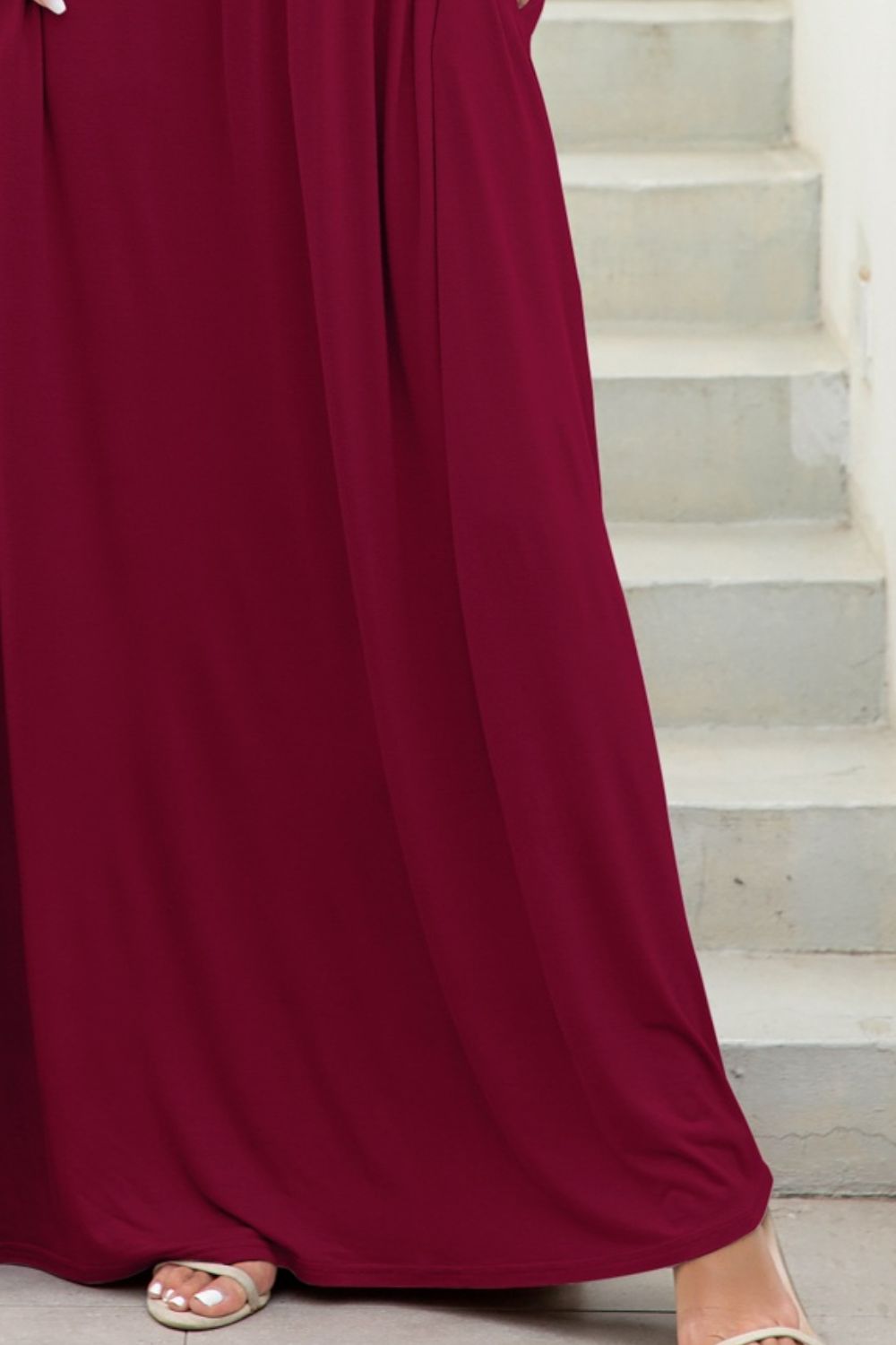 Maxi tee dress with pockets