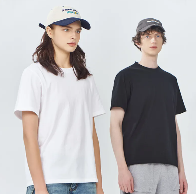 Essential cotton crew tee