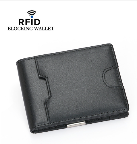RFID leather wallet