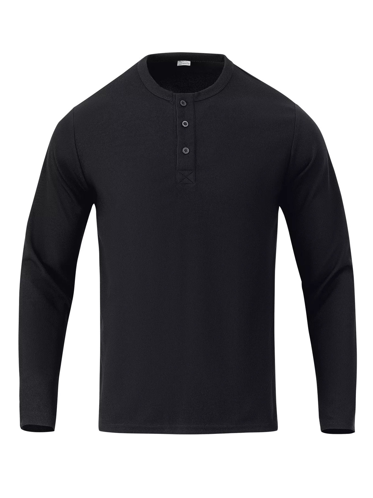 Long-sleeve henley