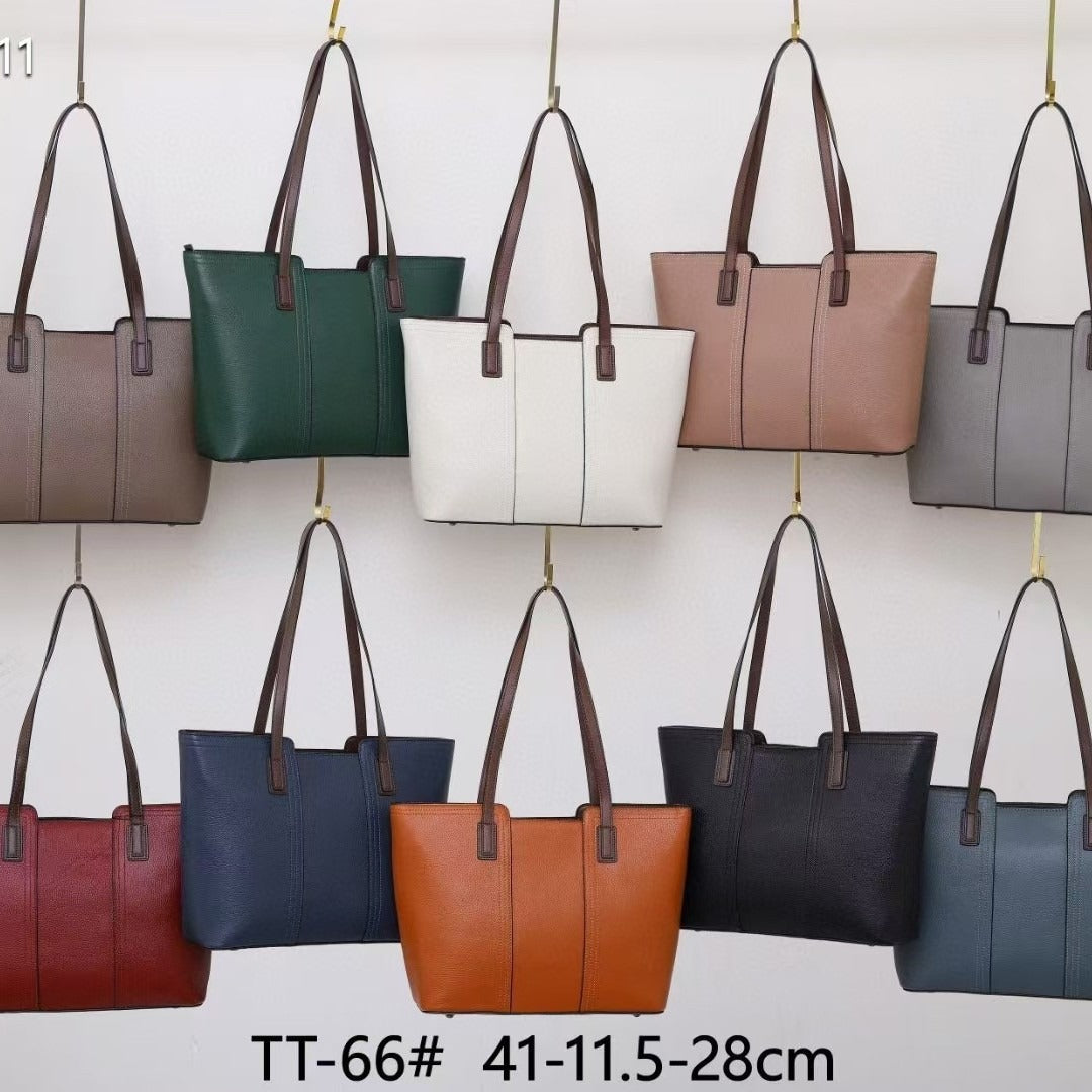 Two-tone commuter tote
