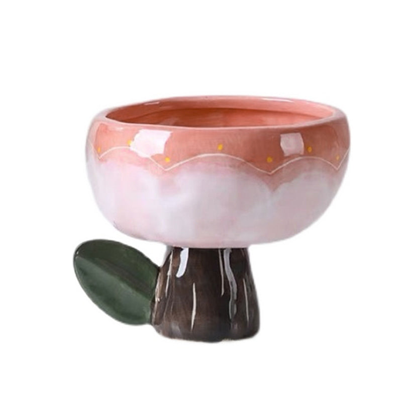 Tulip ceramic dessert bowl