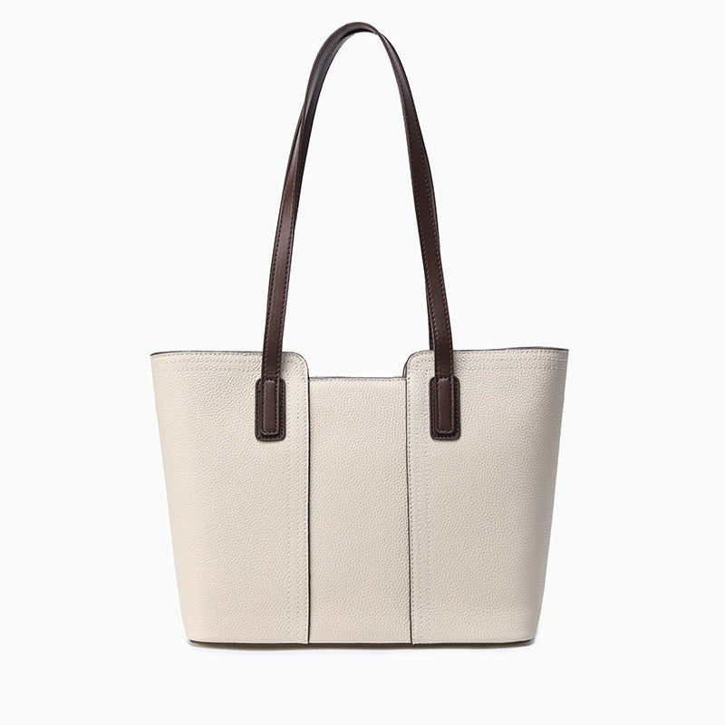 Two-tone commuter tote