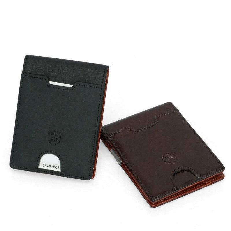 RFID leather wallet