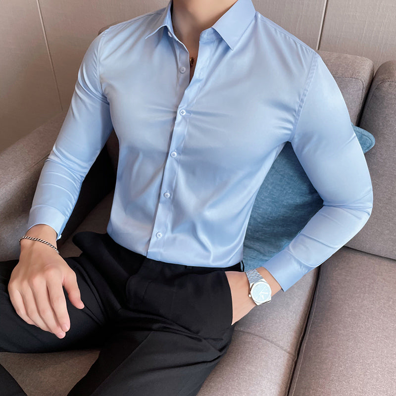 Slim-fit dress shirt