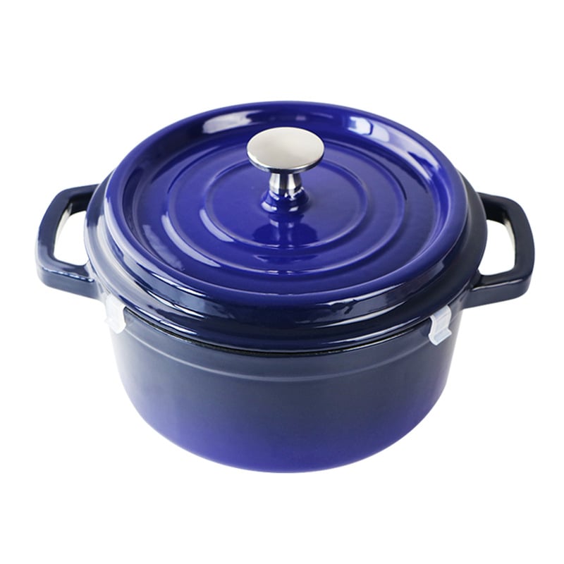 Enamel cast-iron casserole