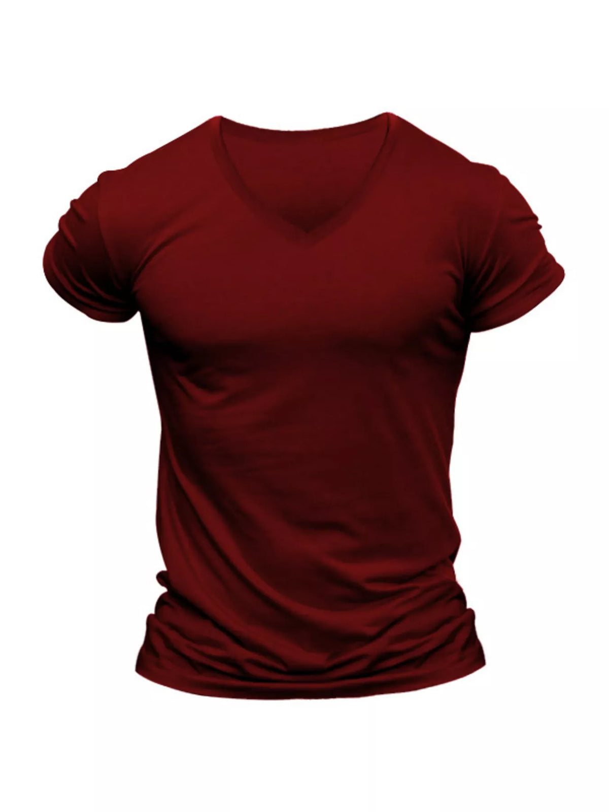 Slim V-neck tee