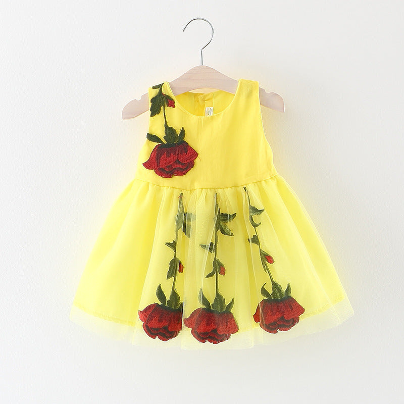 Girls' cotton sundress