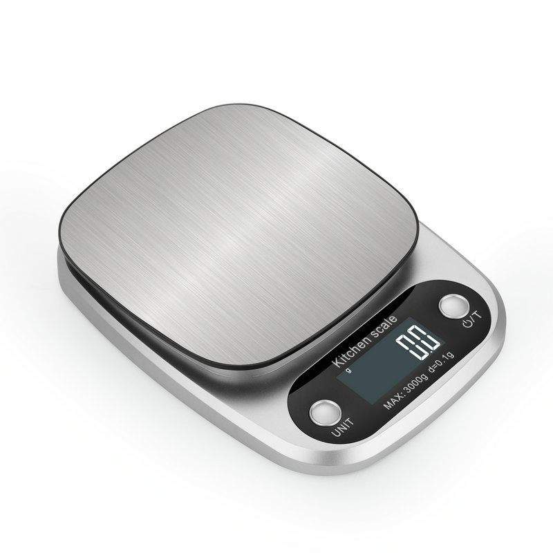 Digital kitchen scale, glass top
