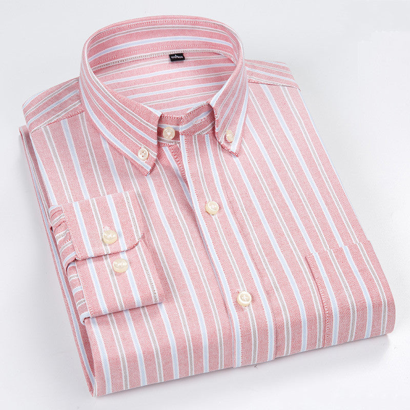 Chemise Oxford à manches longues pour homme