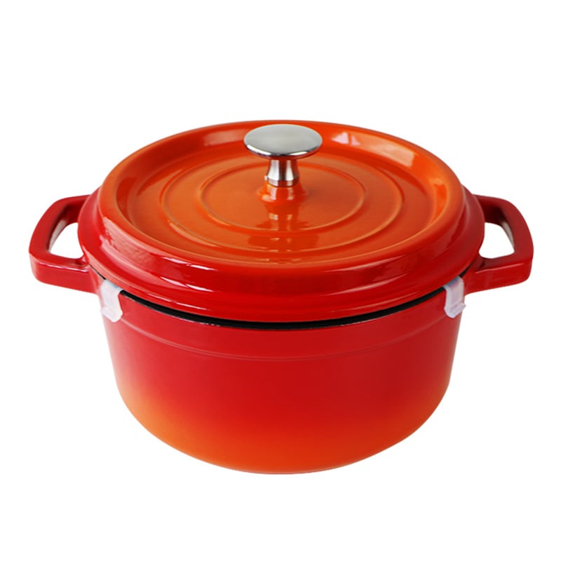 Enamel cast-iron casserole