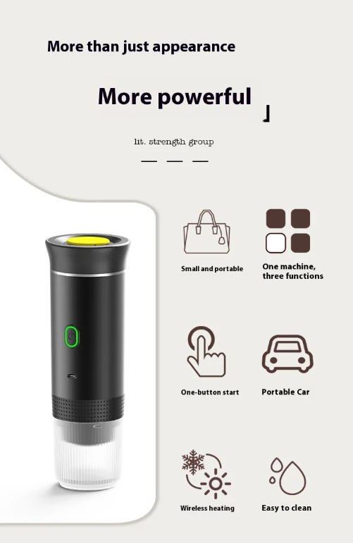 Portable espresso maker