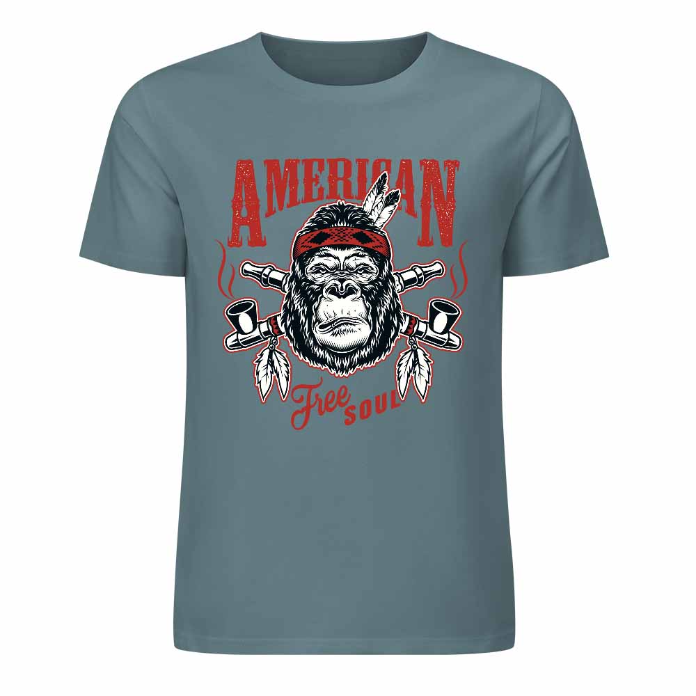 New 2025 Pure cotton short sleeved T-shirt Front print Multiple colors