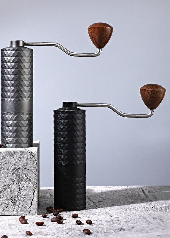 Manual coffee grinder, front