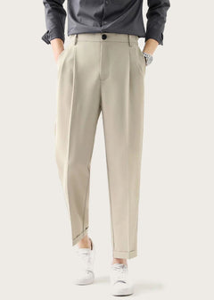 Straight leg trousers