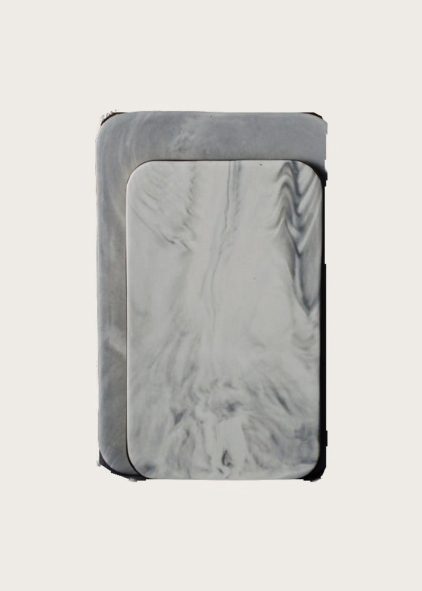 Marble glaze serving tray, White, both sizes