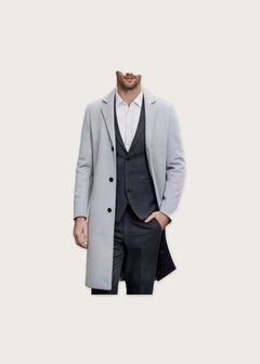 Single breasted overcoat