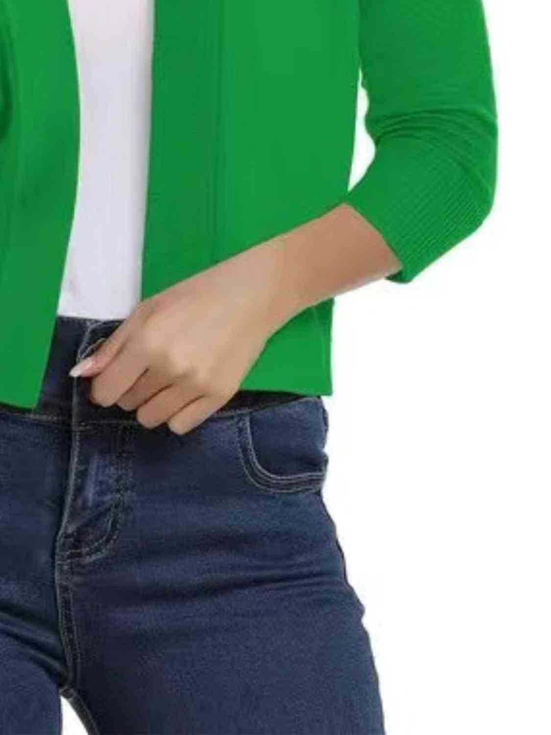 Open front cardigan