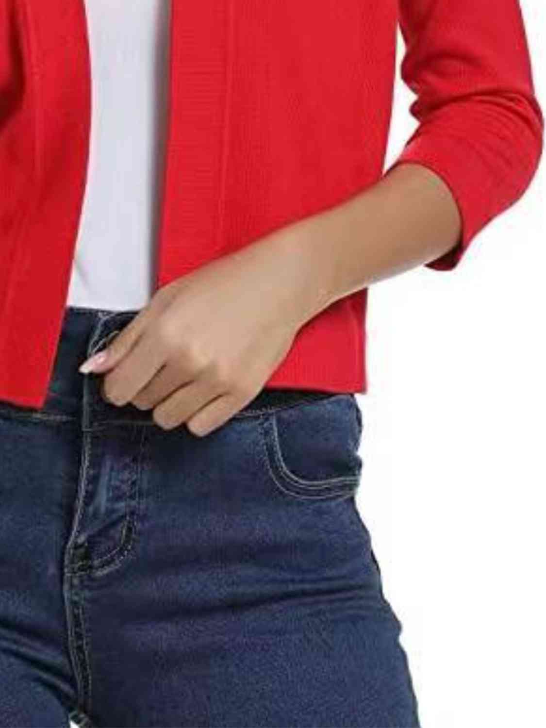 Open front cardigan