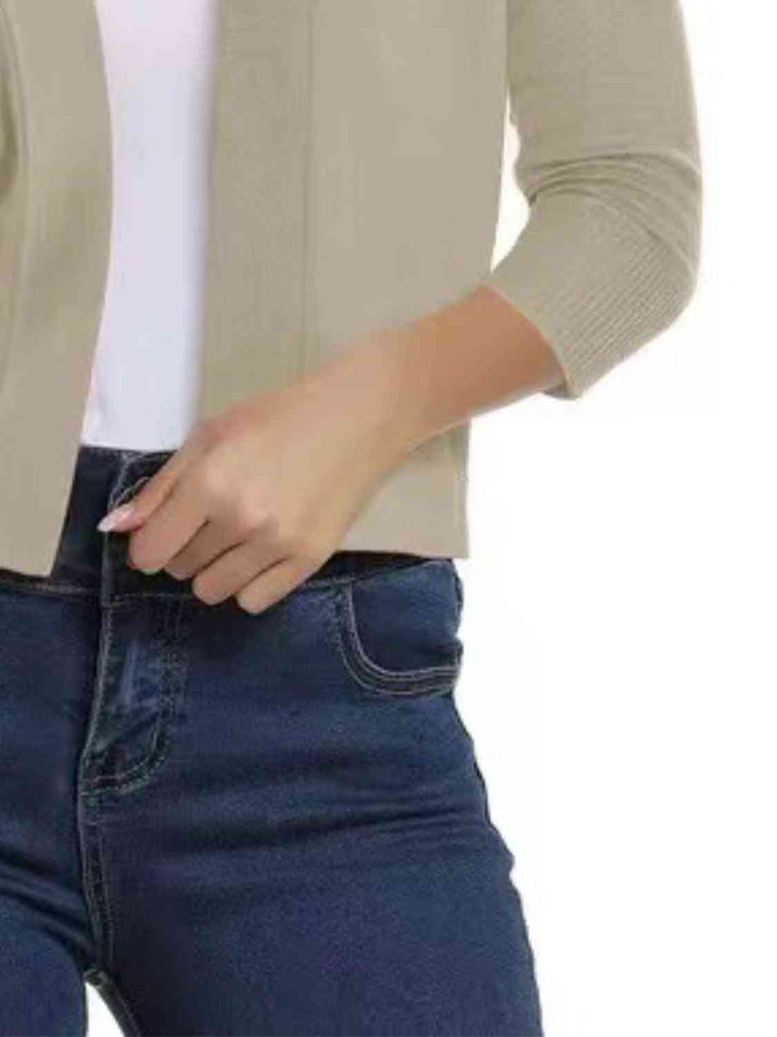 Open front cardigan