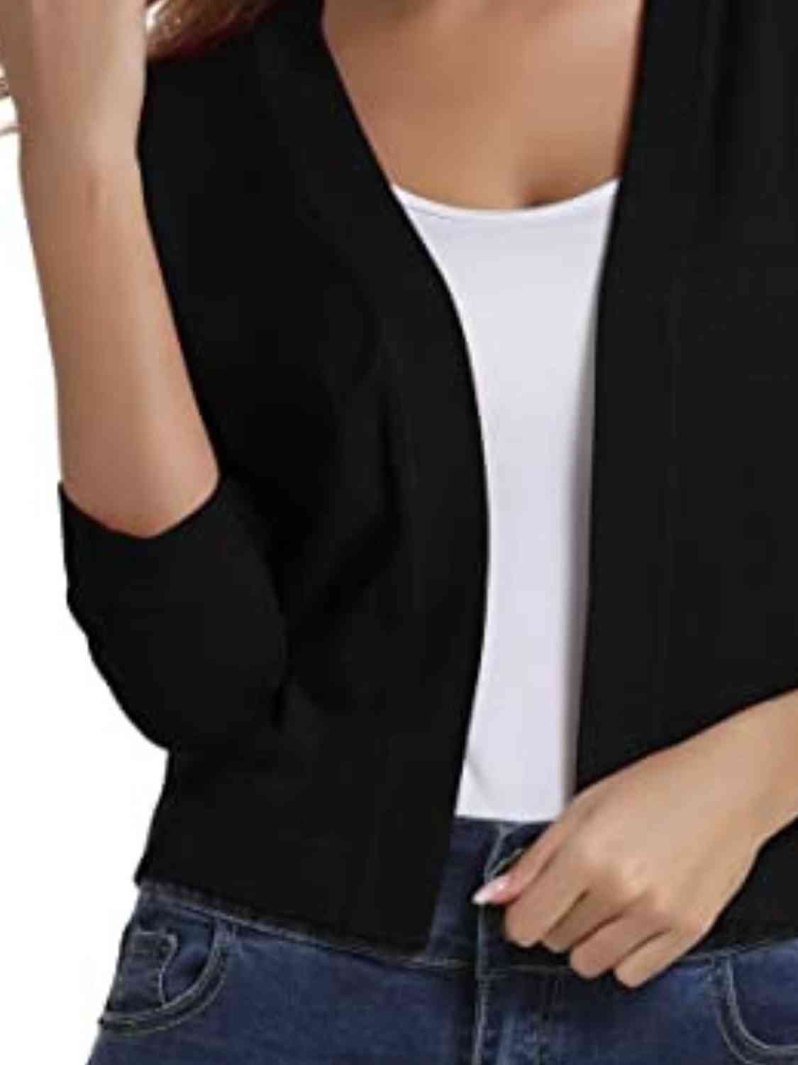 Open front cardigan
